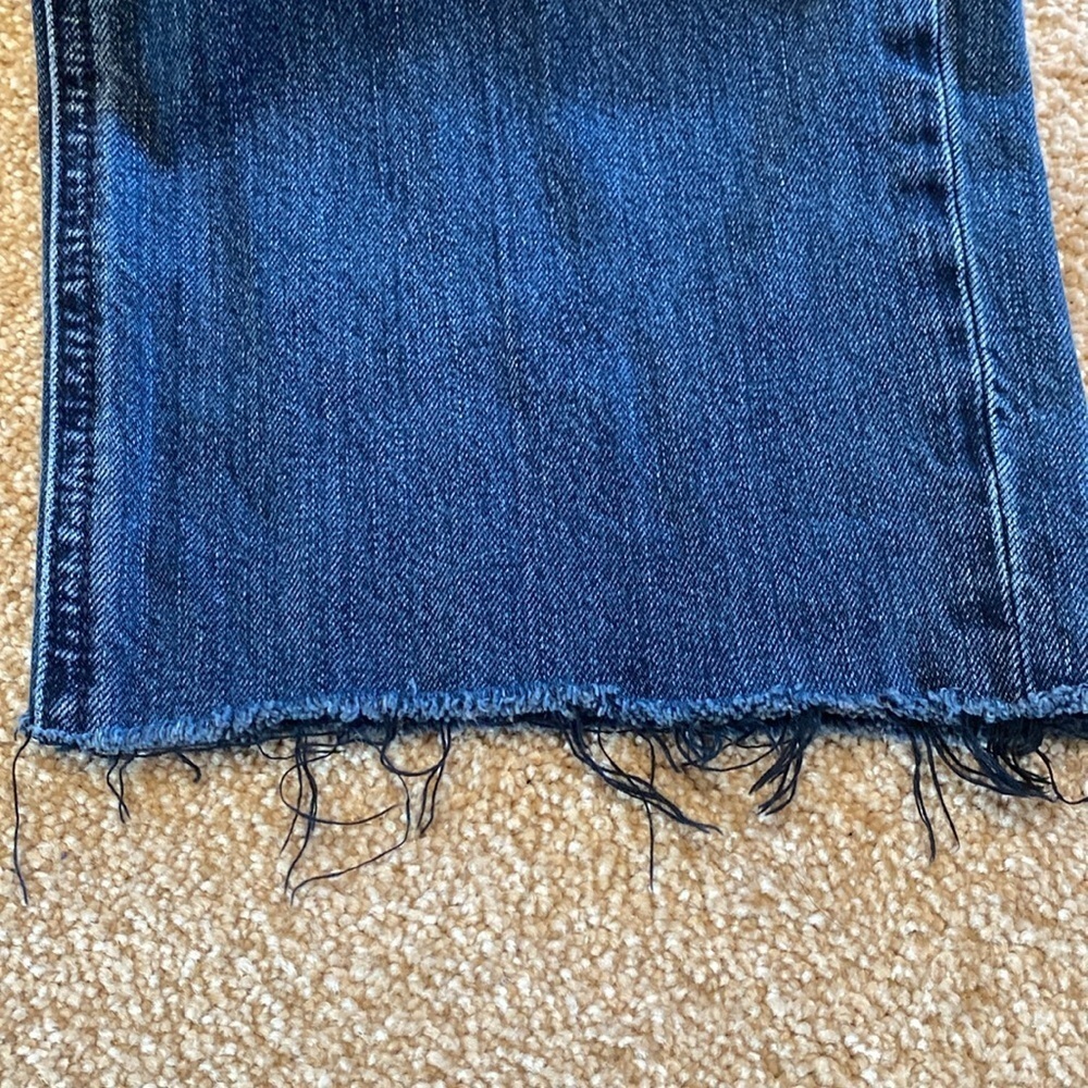 Faconnable Modele F40 Gipsy Straight Leg Raw Hem Jeans Blue W32 x L28 - Picture 9 of 10